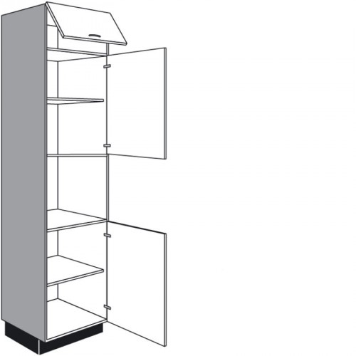 Seitenschrank für Einbaugeräte mit 2 Drehtüren