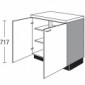 Unterschrank mit 2 Drehtüren [2/16]