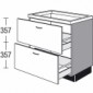 Unterschrank für Kochmulde oder Induktionskochfeld [2/16]