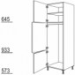 Hochschrank Geräte-Umbau für Kühl- und Gefrierautomat [2/9]