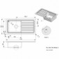 Keramik Einbauspüle weiss RL 304 CW II [5/6]