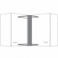 Eckblende für Hängeschränke mit 723 mm Höhe in Korpusfarbe [1/27]