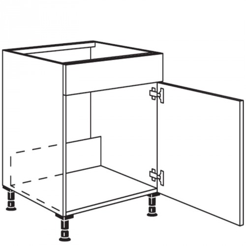 Spülenschrank mit 1 Tür