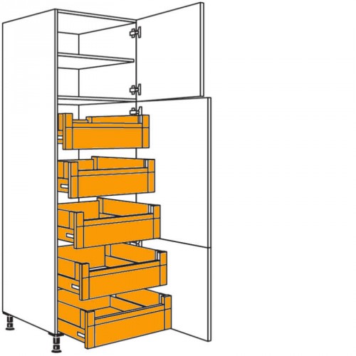 Hochschrank mit 5 Innenauszügen