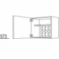 Wandschrank mit 6 Schütten aus Kunststoff [2/13]