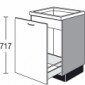 Spülen Unterschrank mit 1 Auszug und 1 feste Innenblende [2/16]