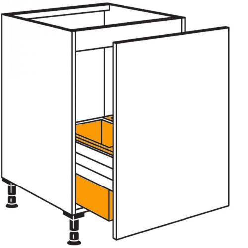 Spülenschrank mit Zargen-Cargo