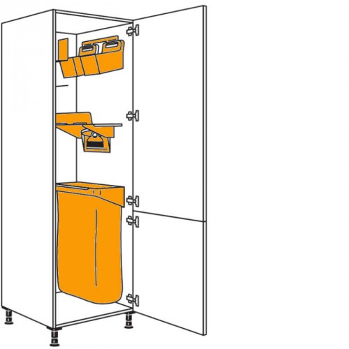 Hochschrank mit Ordnungssytem