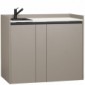 modulLINE ML 120F K Minik&uuml;che aus Holz mit K&uuml;hlschrank und Auszug [11/26]