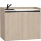 modulLINE ML 120F K Minik&uuml;che aus Holz mit K&uuml;hlschrank und Auszug [14/26]