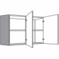 Hängeschrank mit 2 Drehtüren [1/17]