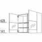 Wandschrank mit Segmentglastür [2/13]