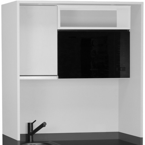 modulLINE AF 100/110/120 M Aufsatzschrank aus Holz mit Mikrowelle modulLINE AF 100/110/120 M Aufsatzschrank aus Holz mit Mikrowelle