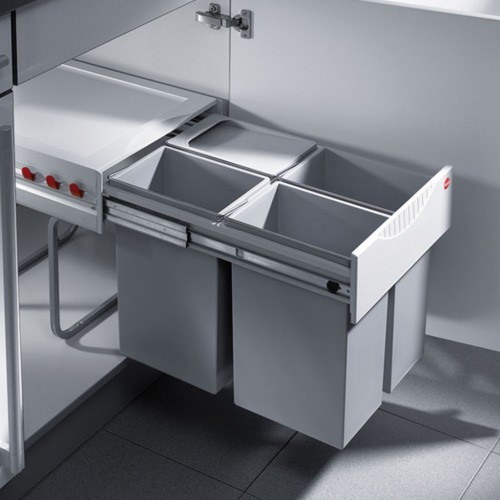 Einbau Mulleimer Kuche Frontauszug 46 L Hailo Mullsystem Mullsammler Hailo In 2020