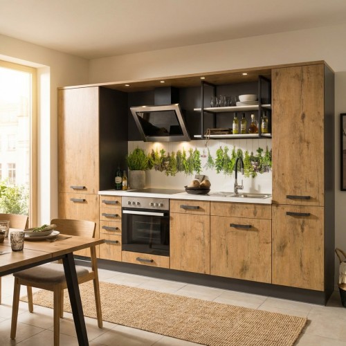 K&uuml;chenzeile K&uuml;chenblock Impuls 300 cm