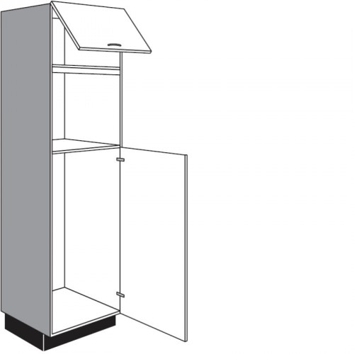 Seitenschrank für Einbaugeräte mit 1 Geräte-Drehtür
