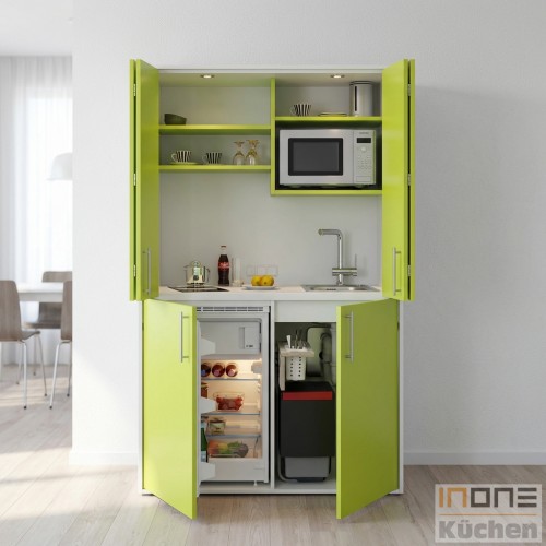 designLINE pro-art Schrankküche 118 cm lime-weiss designLINE pro-art Schrankküche 118 cm lime-weiss