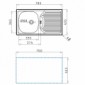 Küchenspüle in Edelstahl oder Microleinen [3/4]