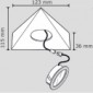 LED Pyramide mit Schalter [3/4]
