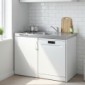 Singlek&uuml;che Minik&uuml;che mit 45 cm Geschirrsp&uuml;lmaschine F [1/10]