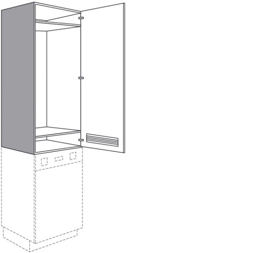 Aufsatzschrank für Einbaugerät