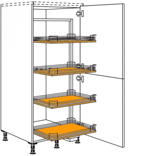 Highboard Cargo mit 1 verlaschte Tür, 1 Auszug Cargo