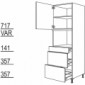 Hochschrank für Geräte-Umbauten, Dampfgarer Kompaktgerät [2/9]