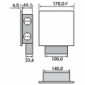 Mira Quad Glas-USB Steckdosenelement 3-fach [3/3]