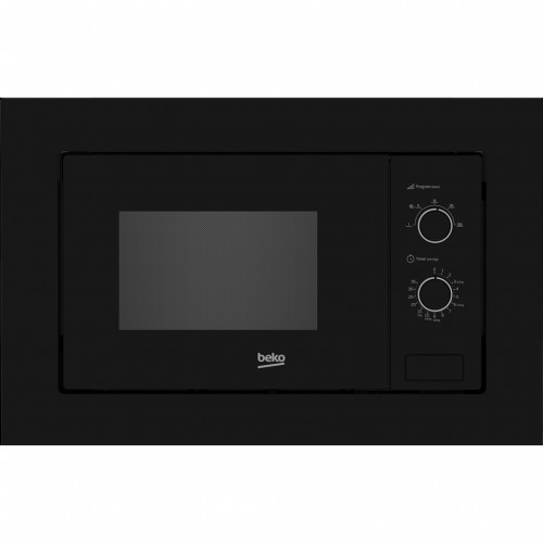 Einbau-Mikrowelle schwarz mit Timer