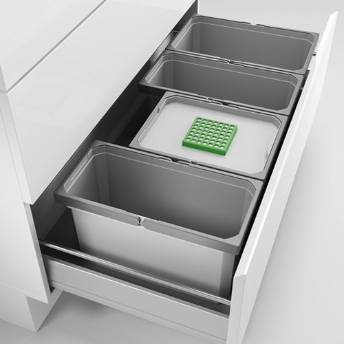 Einbau-Abfallsammler Cox(R) Box 235 S/1000-4 bio