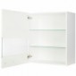 Flur-Oberschrank Wandschrank mit Segmentglastür WGLS60-01 [3/5]