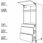 Hochschrank Umbauten für 30 Zoll breite Backöfen [2/9]