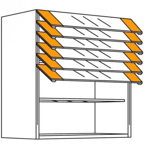 Glas-Wandschrank Climber elektrisch