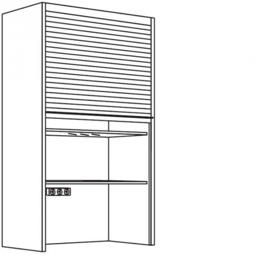 Aufsatzschrank Jalousie 1258 mm