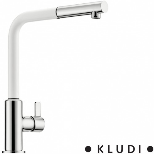 Kludi L-INE XS 3W Armatur in Chrom/matt weiß