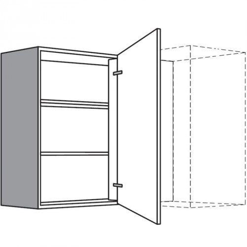 Eck-Hängeschrank mit 1 Drehtür