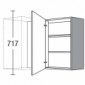 Eck-Hängeschrank mit 1 Drehtür [2/17]