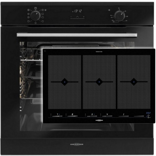 Multifunktions Backofen Set Mit Flachen Induktionskochfeld 78 Cm Autark