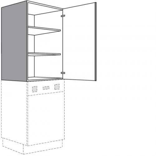 Aufsatzschrank mit 1 Drehtür