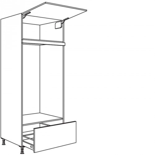 Hochschrank Geräte-Umbau Doppel-Backöfen 1298 mm Nische