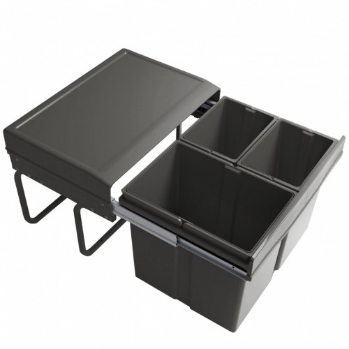 Einbau-Abfallsammler ShortyX3 mit 1x15 + 2 x 7,5 Liter