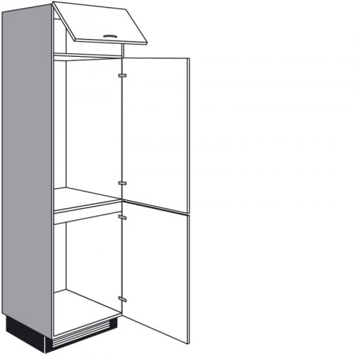 Seitenschrank für Geräte mit 2 Geräte-Drehtüren
