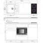 Studentenküchen 160 cm breit mit Mikrowellenofen Premiumline [22/25]