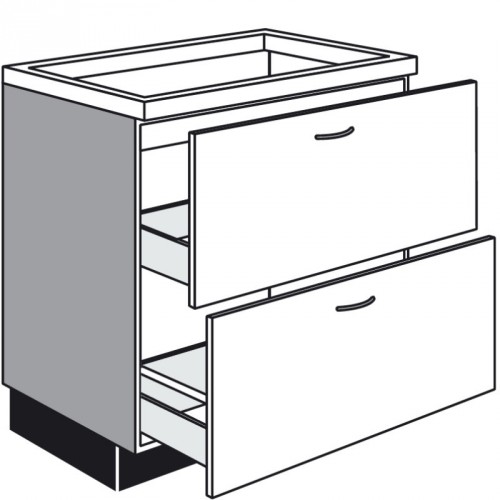 Spülen-Unterschrank für Quooker mit 1 Auszug 270 mm tief