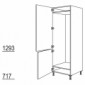 Hochschrank Geräte-Umbau GD194-01 für Kühlschrank [4/6]