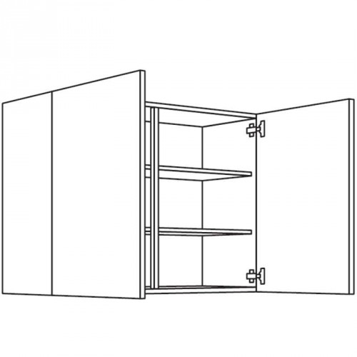 Wandschrank mit 2 Türen