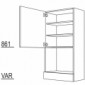 Aufsatzschrank für Mikrowellengeräte [2/13]