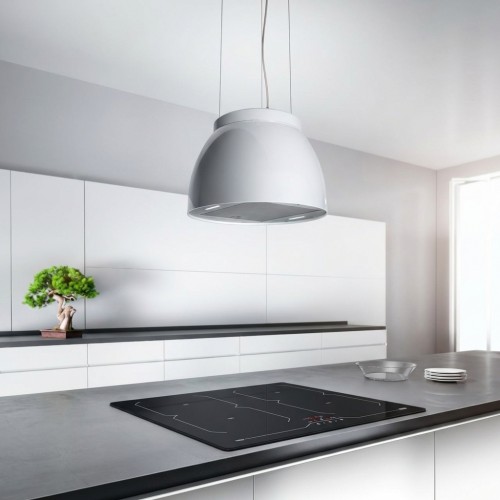 Inselhaube Umluft &Oslash; 450 mm Acrylglas weiss oder schwarz