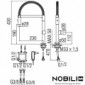 Nobili Acquerelli Elektronischer Einhandmischer mit auszieh Brause [2/4]