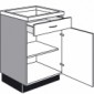 Unterschrank für Kochmulde oder Induktionskochfeld [1/16]
